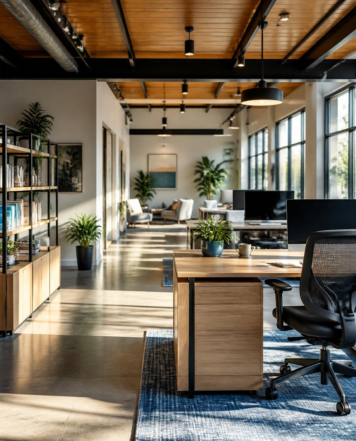 Clean, well-lit commercial office interior in Lexington, Kentucky